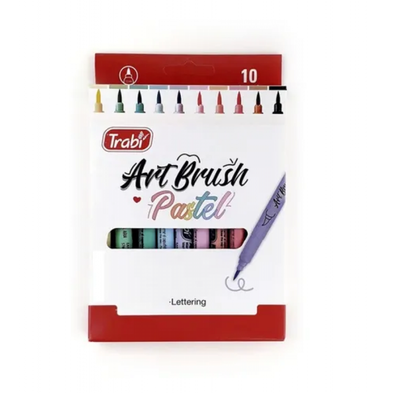 Marcador Art Brush Punta Pincel Pastel X Trabi Somos Mob