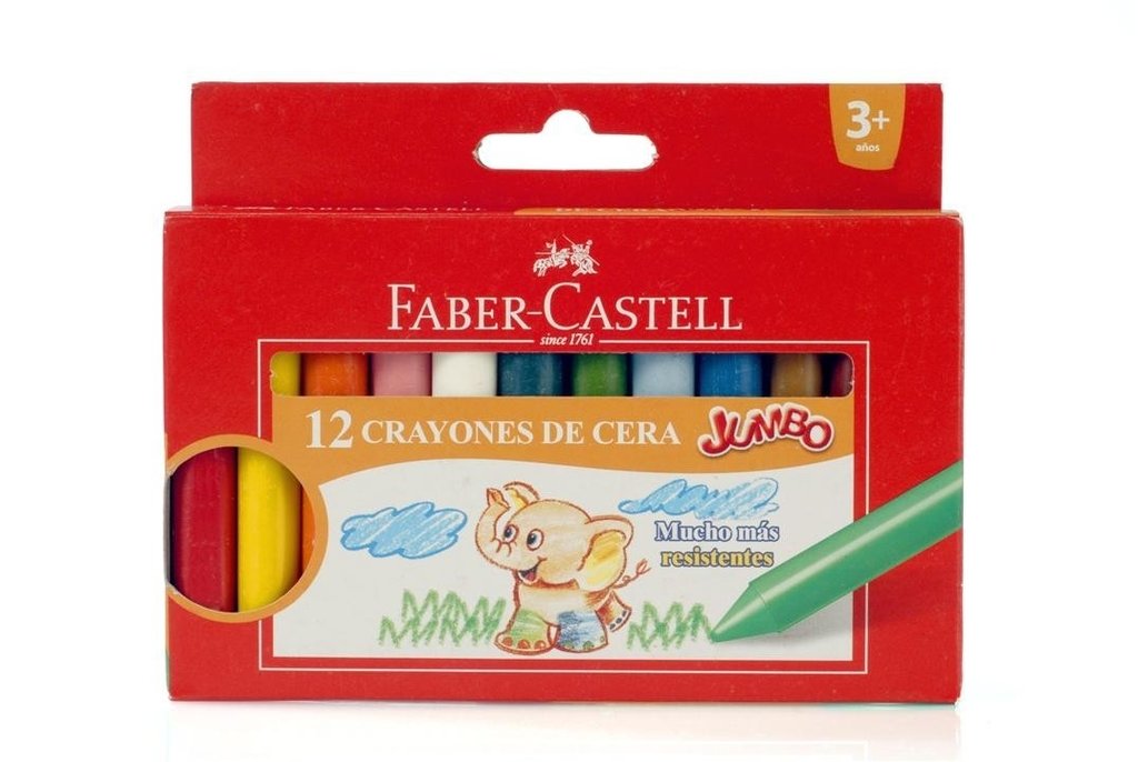 Lápices de color Faber Castell Jumbo x12