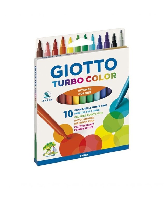 Marcadores Turbo Color x10 - Giotto