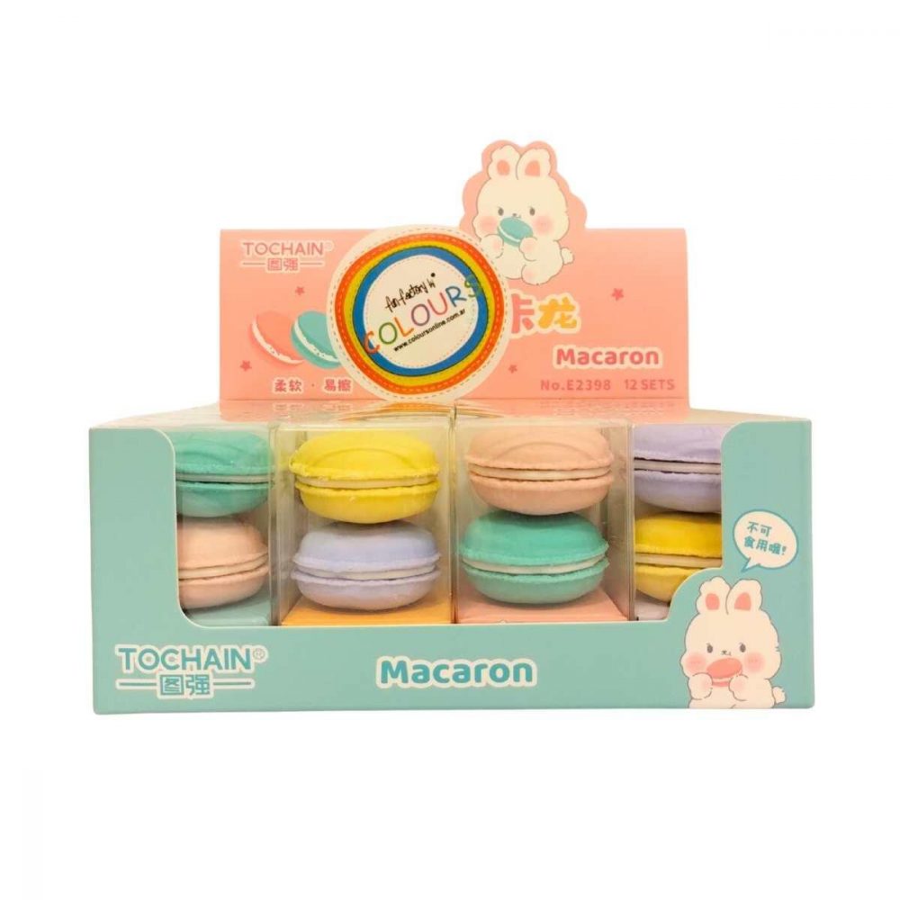 Goma de borrar Macaron x2 - Colours - Imagen 5