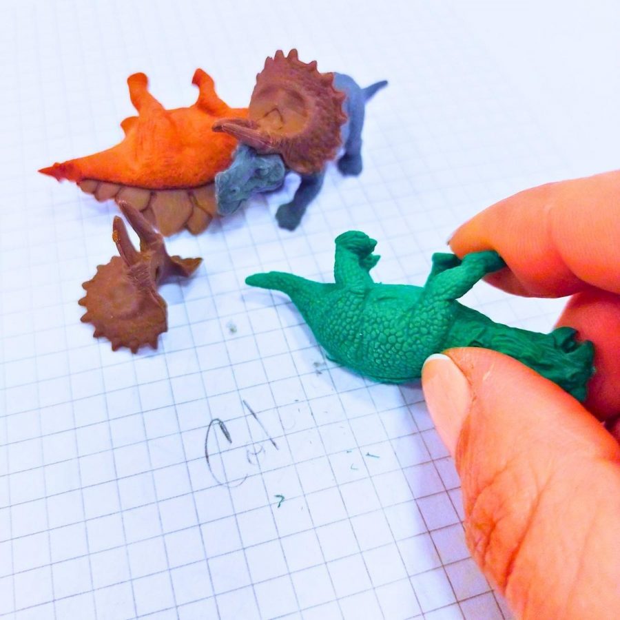 Goma de borrar Dinosaurio 3D - Colours