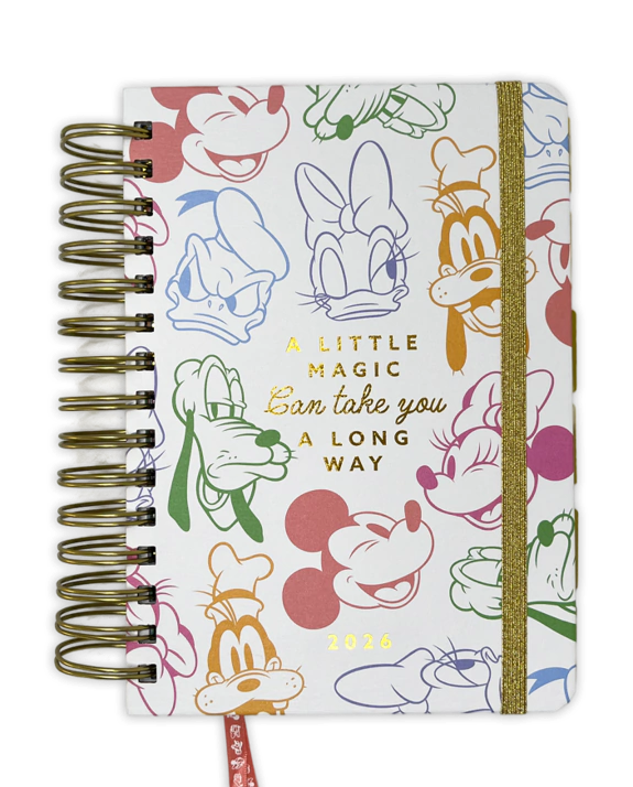 Agenda 2026 Diaria Mickey y sus amigos 14x20 - Mooving